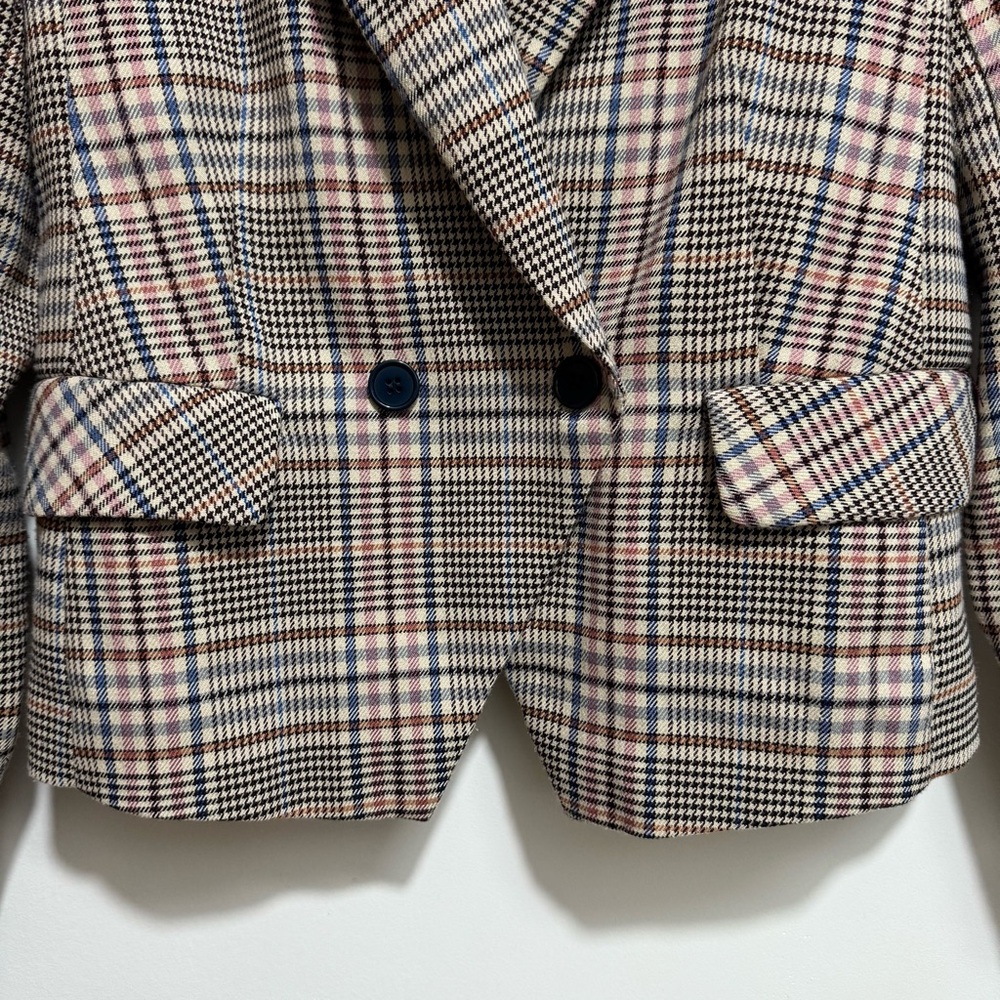 ModCloth Glen Plaid Double Breasted Blazer - Picture 5 of 14